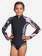 Roxy Rash guard a maniche lunghe da donna Happy Waves Surf