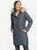 Shadow Of Time - Longline Water-Repellent Hooded Jacket for Women  ERJJK03305
