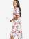 Flamingo Shades - Short Sleeve Midi Dress for Women  ERJWD03428