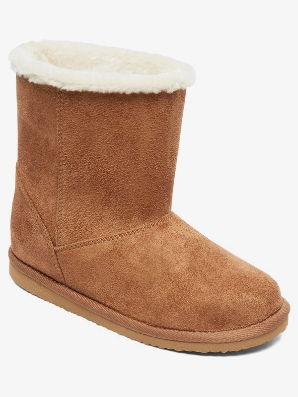 roxy, Molly - Stiefel aus Schaffellimitat für Mädchen, TAN/BROWN (tb2) 0 Molly - Stiefel aus Schaffellimitat für Mädchen Beige ARGB700035 Roxy