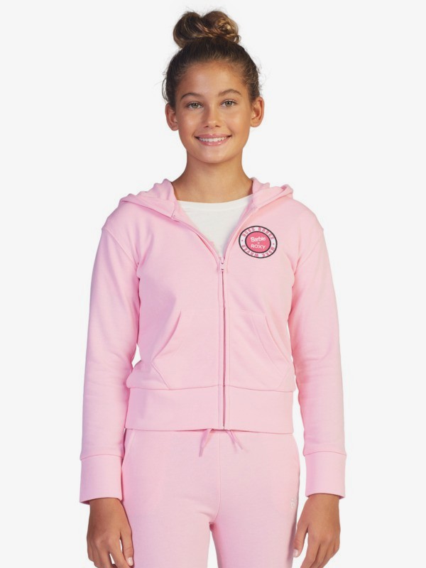 Girl's 4-16 Barbie™ Let Me In Zip-Up Hoodie | Roxy