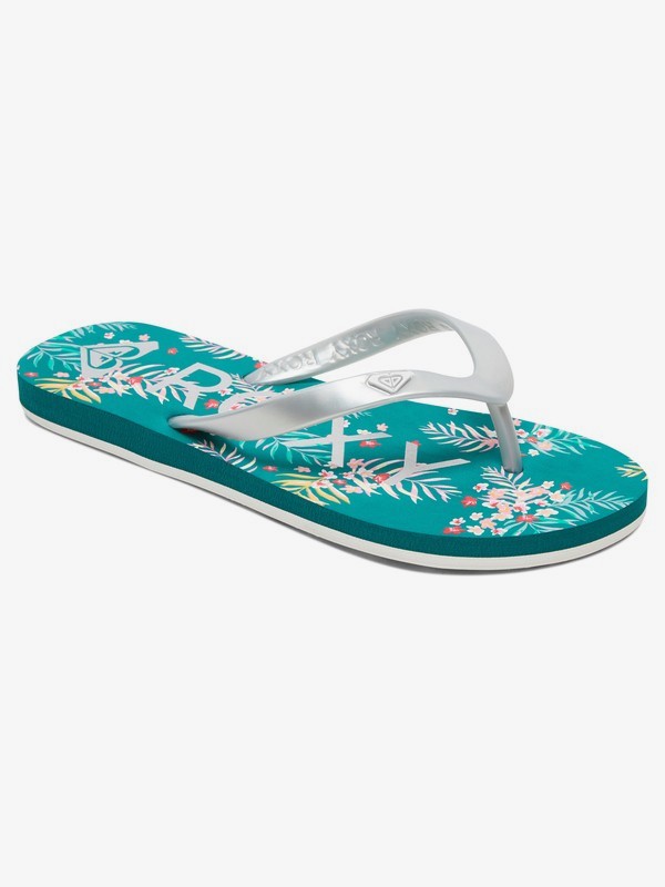 roxy, Niñas 7-14 Sandalias Tipo Flip-Flops Tahiti, BLUE JAY (blj) 0 Niñas 7-14 Sandalias Tipo Flip-Flops Tahiti Azul ARGL100181 Roxy