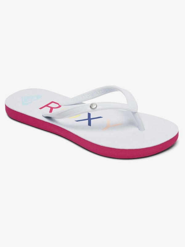 roxy, Sandy - Chanclas para Chicas, WHITE (wht) 0 Sandy - Chanclas para Chicas Blanco ARGL100184 Roxy