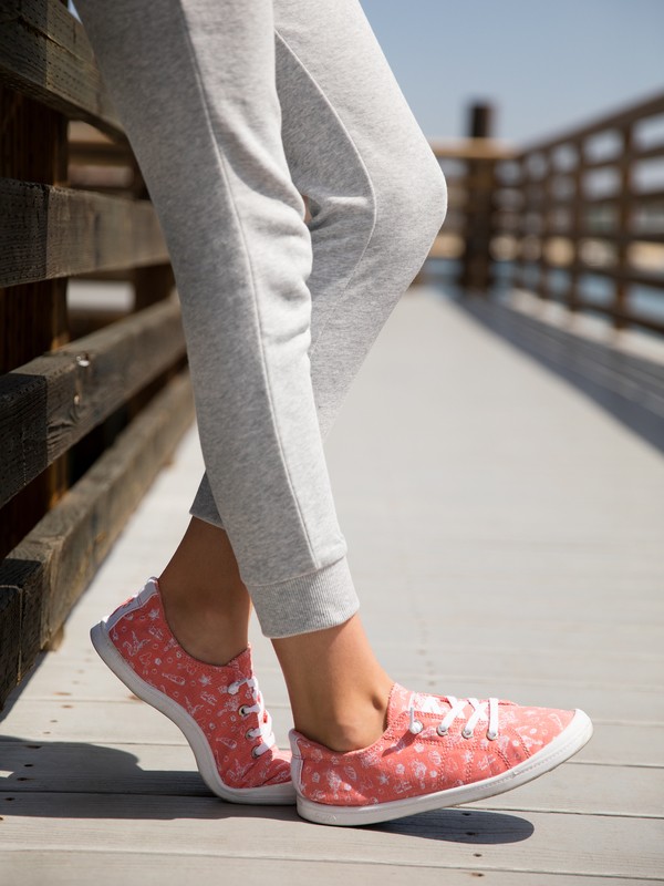 roxy, Girl's 7-14 Bayshore Shoes, CORAL (crl) 0 Girl's 7-14 Bayshore Shoes Orange ARGS600100 Roxy
