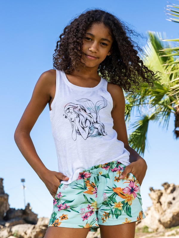 roxy, Girl's 7-14 Ariel There Is Life Vest Top, BRIGHT WHITE (wbb0) 0 Girl's 7-14 Ariel There Is Life Vest Top White ARGZT03334 Roxy