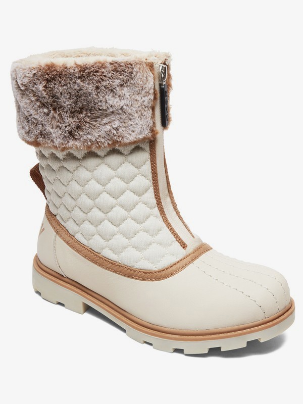 roxy, Kimi - Bottines d'hiver imperméables pour Femme, TAUPE (tau) 0 Kimi - Bottines d'hiver imperméables pour Femme Marron ARJB700626 Roxy