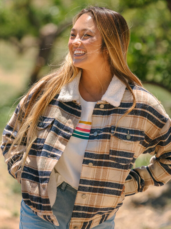 Wave Check - Denim Jacket for Women  ARJJK03057