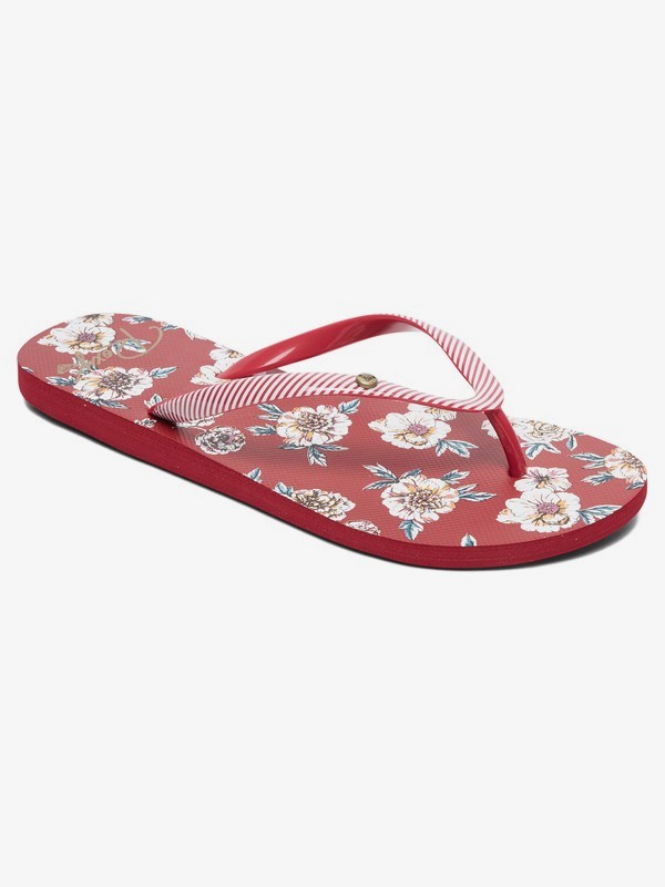 roxy, Portofino Flip-Flops, ROSE SHADOW (rsd) 0 Portofino Flip-Flops Pink ARJL100668 Roxy