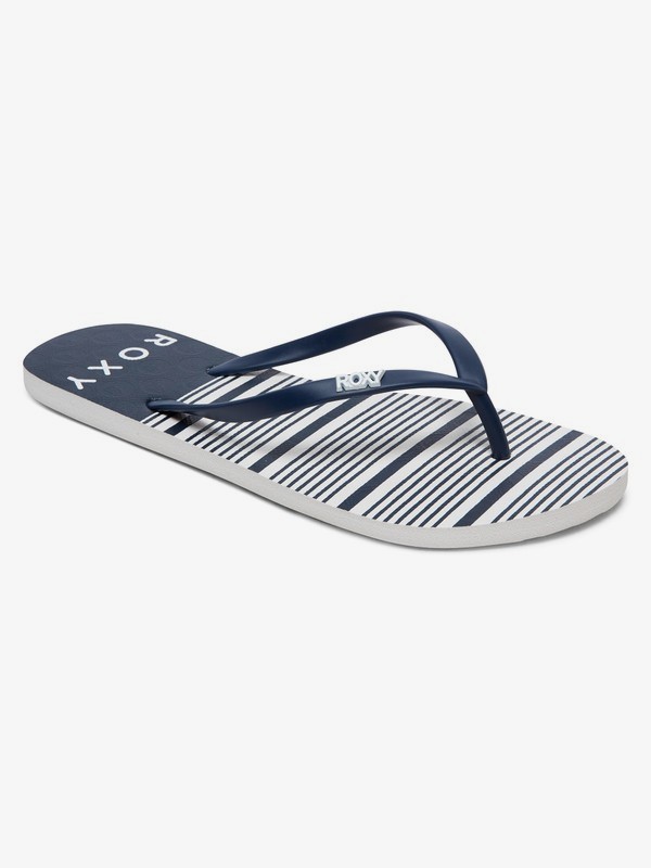 roxy, Viva Stamp Flip-Flops, BLUE/WHITE (bwt) 0 Viva Stamp Flip-Flops Blue ARJL100683 Roxy
