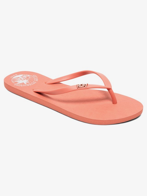 roxy, Viva Stamp Flip-Flops, PARAKEET (prk) 0 Viva Stamp Flip-Flops Green ARJL100683 Roxy