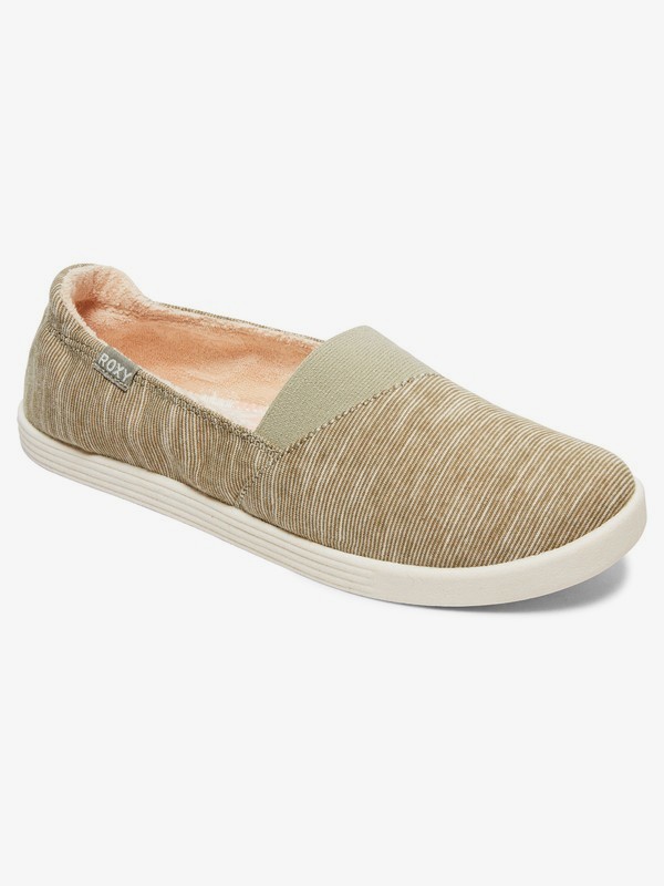 roxy, Danaris Slip-On Shoes, SAGE (sag) 0 Danaris Slip-On Shoes Green ARJS600459 Roxy
