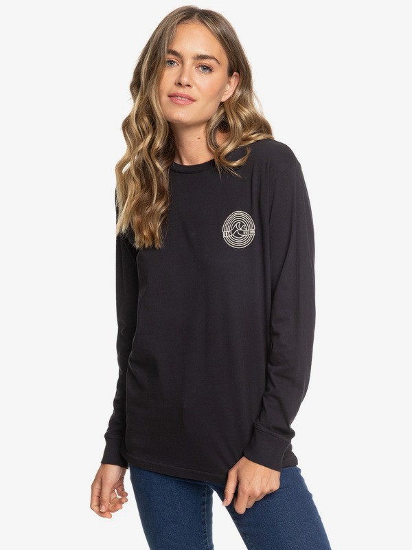 roxy, Playera de Manga Larga Wave Eye, ANTHRACITE (kvj0) 0 Playera de Manga Larga Wave Eye Negro ARJZT05153 Roxy