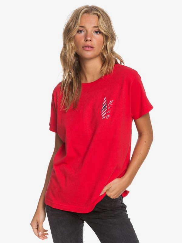 roxy, XMAS GIFTS BF CREW, CHINESE RED (rqq0) 0 XMAS GIFTS BF CREW Red ARJZT05999 Roxy