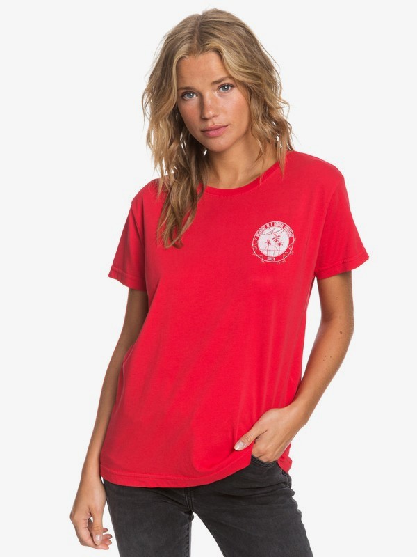 roxy, TROPICAL CHRISTMAS BF CREW, CHINESE RED (rqq0) 0 TROPICAL CHRISTMAS BF CREW Red ARJZT06047 Roxy