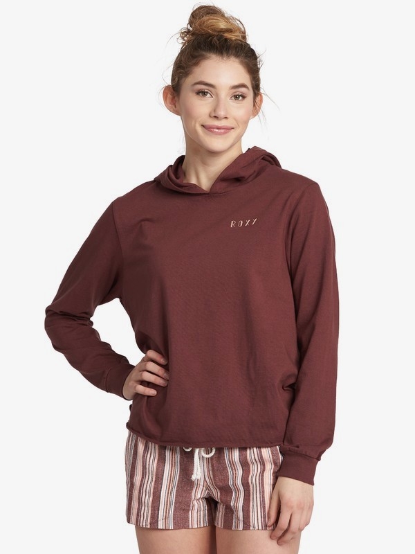 Beautiful Day Long Sleeve Hooded T-Shirt | Roxy