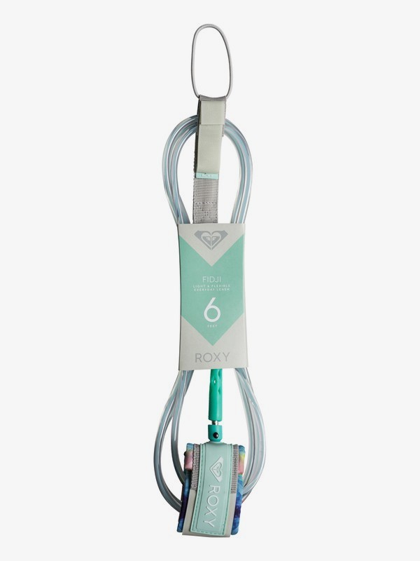 roxy, New Fiji Surfboard Leash, LIGHT BLUE (bfn0) 0 New Fiji Surfboard Leash EGLRXLHNFJ Roxy