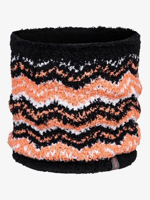 roxy, Ivalo Fluffy Neck Warmer, TRUE BLACK (kvj0) 0 Ivalo Fluffy Neck Warmer Black ERGAA03074 Roxy