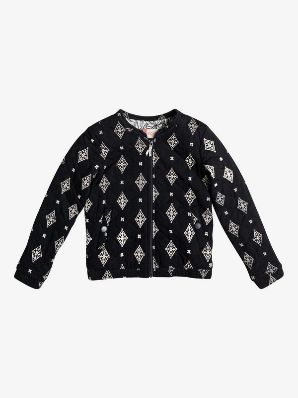 roxy, Discovering Twin - Sudadera con capucha y cremallera para Chicas 8-16, ANTHRACITE TRIBAL VOICE RG (kvj2) 0 Discovering Twin - Sudadera con capucha y cremallera para Chicas 8-16 Negro ERGFT03224 Roxy