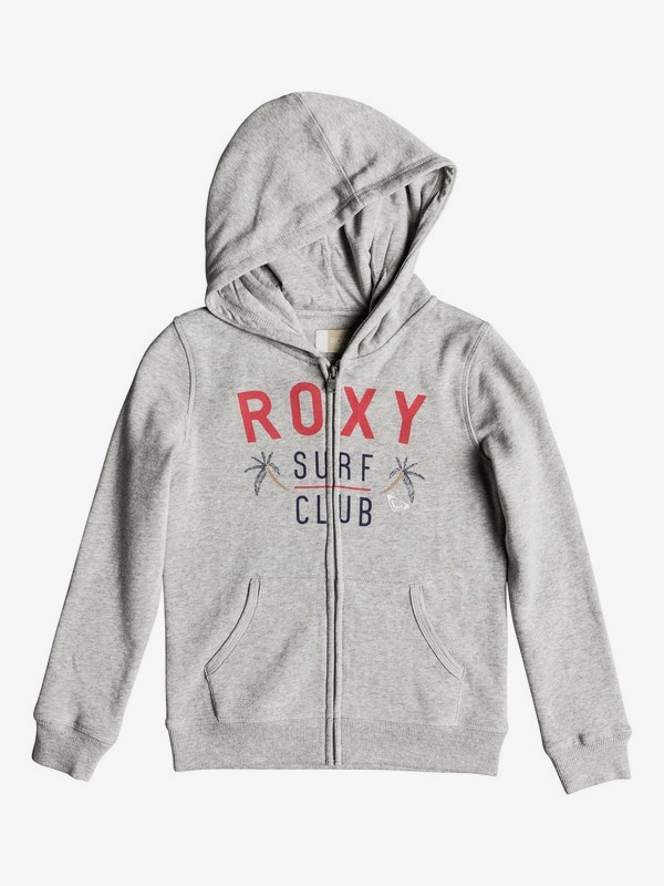 roxy, Толстовка на молнии The Endless Round, HERITAGE HEATHER (sgrh) 0 Толстовка на молнии The Endless Round Серый ERGFT03247 Roxy