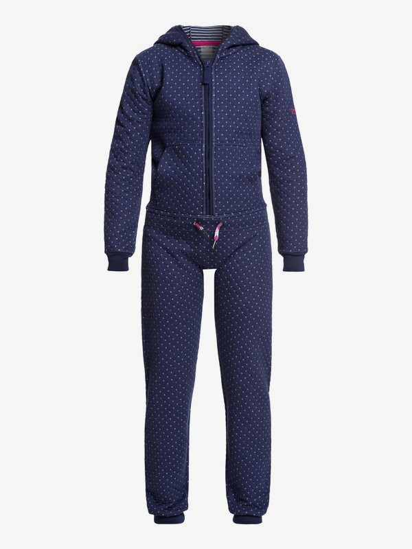 roxy, Cozy Up Technical Hooded Quilted Jumpsuit, MEDIEVAL BLUE (bte0) 0 Cozy Up Technical Hooded Quilted Jumpsuit Blue ERGFT03374 Roxy