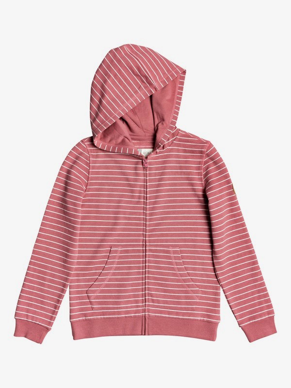 roxy, Bohemian Flowers - Felpa con cappuccio e zip da Ragazza 4-16, MAUVEWOOD BELEM STRIPES (mmp2) 0 Bohemian Flowers - Felpa con cappuccio e zip da Ragazza 4-16 Pink ERGFT03420 Roxy