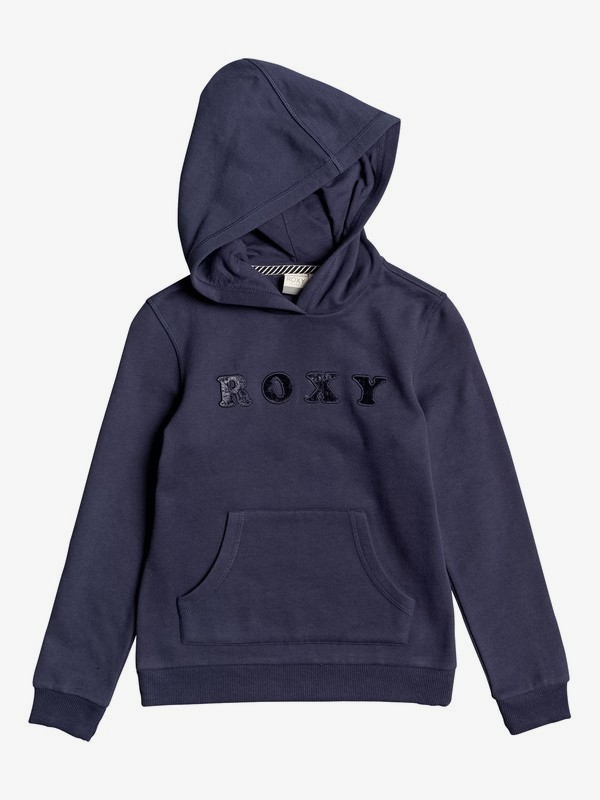 roxy, Calm Vibes A - Hoodie for Girls 4-16, MOOD INDIGO (bsp0) 0 Calm Vibes A - Hoodie for Girls 4-16 Blue ERGFT03432 Roxy