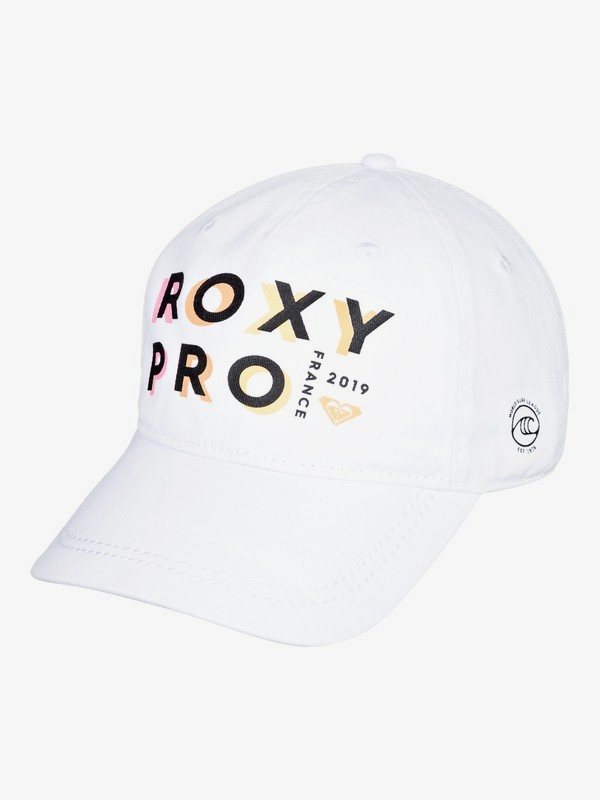 roxy, ROXY Pro France 2019 - Casquette 6 pans pour Fille, SNOW WHITE (wbk0) 0 ROXY Pro France 2019 - Casquette 6 pans pour Fille Blanc ERGHA03184 Roxy