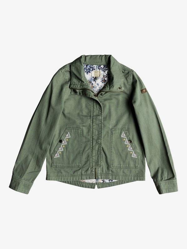roxy, Куртка Falling Stars, OLIVE (glw0) 0 Куртка Falling Stars Зеленый ERGJK03048 Roxy