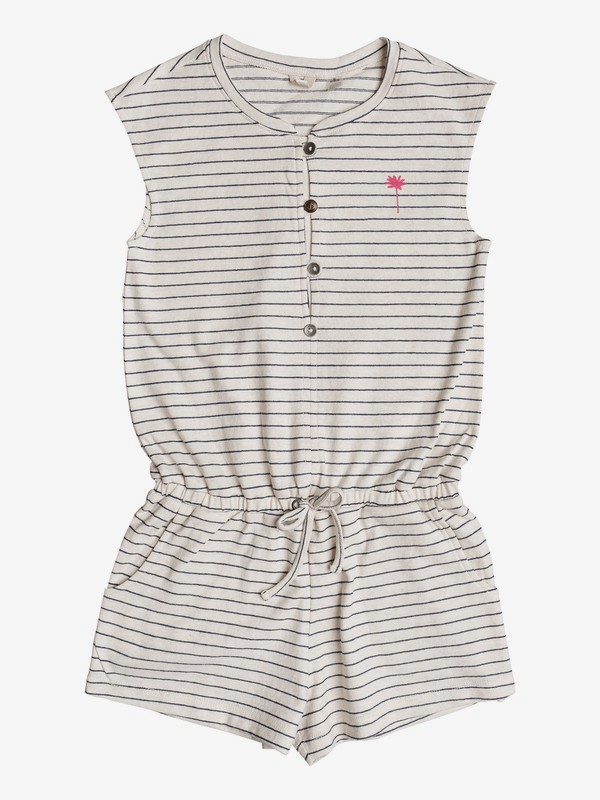 roxy, Ромпер Big Moments, METRO HEATHER THIN NAUTIC STRI (ten3) 0 Ромпер Big Moments Бежевый ERGKD03057 Roxy