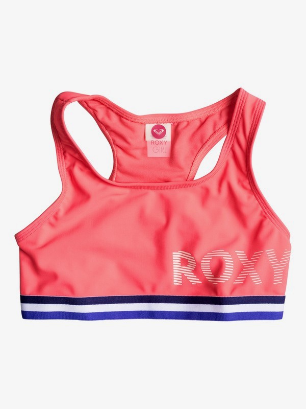 roxy, Обрезанный топ Sharky Park, NEON GRAPEFRUIT (nkn0) 0 Обрезанный топ Sharky Park Оранжевый ERGKT03047 Roxy
