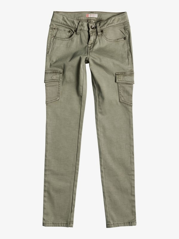 roxy, Штаны карго Cecilcargo, OIL GREEN (gld0) 0 Штаны карго Cecilcargo Зеленый ERGNP03017 Roxy