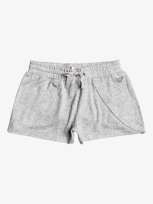 roxy, Girl's 7-14 Bird And Breeze Sweat Shorts, HERITAGE HEATHER (sgrh) 0 Girl's 7-14 Bird And Breeze Sweat Shorts Grey ERGNS03043 Roxy