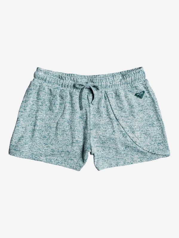 roxy, Girls' 4-16 Bird And Breeze Viscose Beach Shorts, EVERGLADE HEATHER (bssh) 0 Girls' 4-16 Bird And Breeze Viscose Beach Shorts Blue ERGNS03053 Roxy