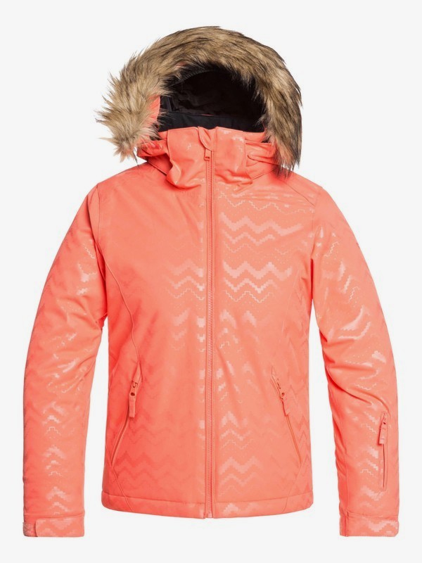 roxy, American Pie Snow Jacket, LIVING CORAL AZTECSPIRITEMBOS (mjl4) 0 American Pie Snow Jacket Pink ERGTJ03085 Roxy