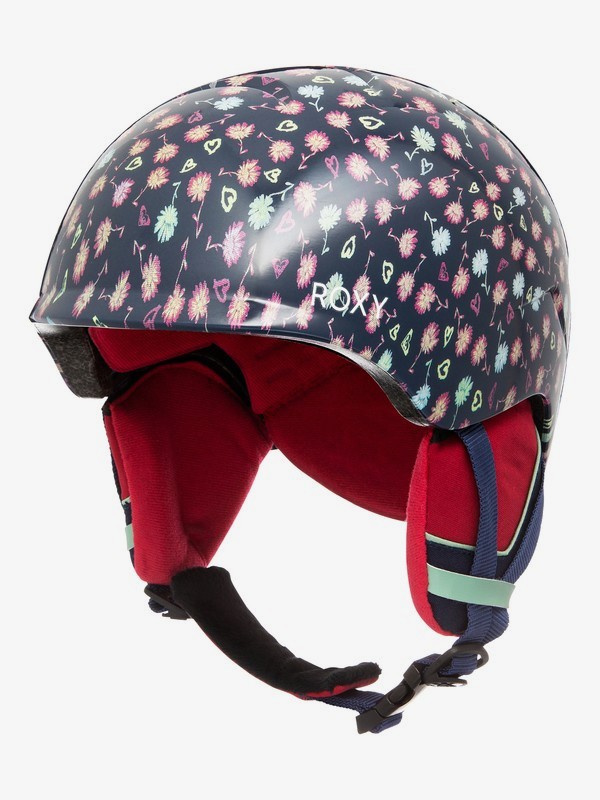 roxy, Slush Snowboard/Ski Helmet, MEDIEVAL BLUE SWEET MARGUERITE (bte8) 0 Slush Snowboard/Ski Helmet Blue ERGTL03014 Roxy