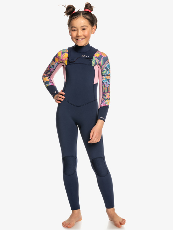 Roxy - 4/3mm Swell Series - Wetsuit met een Borstrits voor Meisjes