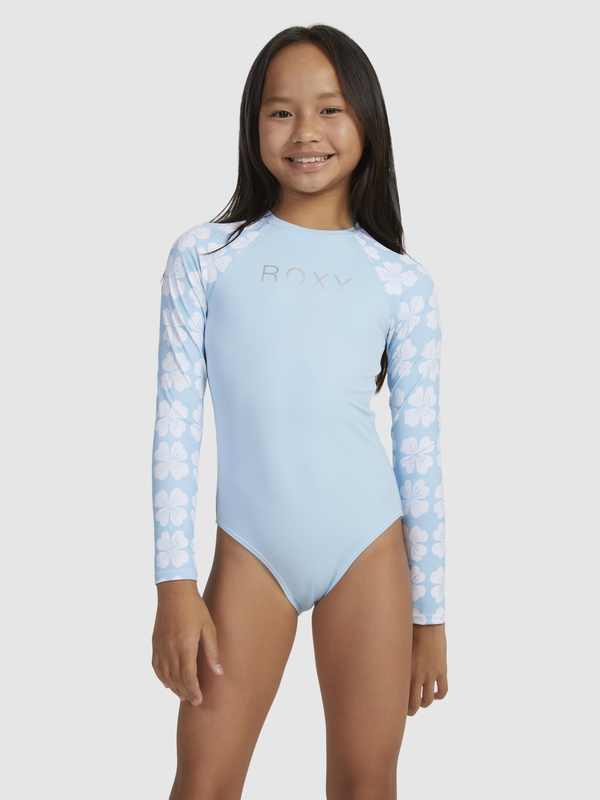 Girls 616 Vacation Memories Long Sleeve OnePiece Rashguard Roxy