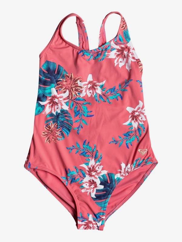 roxy, Girl's 7-14 ROXY Day Dream One-Piece Swimsuit, BRUSH PINK SUN CHASER SWIM (xmgb) 0 Girl's 7-14 ROXY Day Dream One-Piece Swimsuit Pink ERGX103046 Roxy