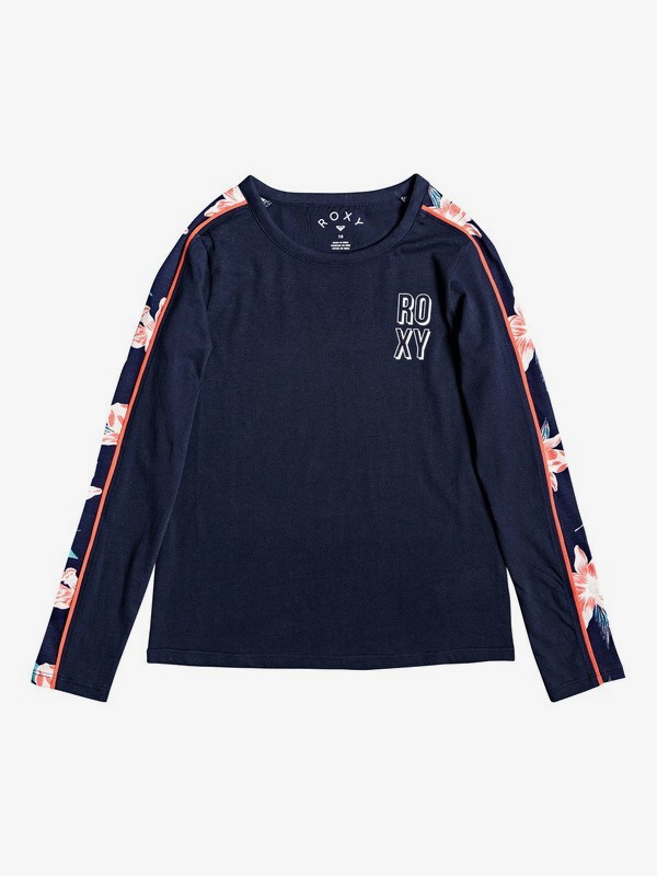 roxy, Same Moon - T-shirt manches longues pour Fille 4-16, MOOD INDIGO (bsp0) 0 Same Moon - T-shirt manches longues pour Fille 4-16 Bleu ERGZT03468 Roxy