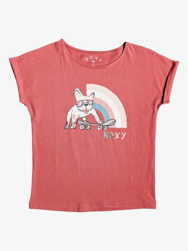 roxy, ROXY - T-Shirt for Girls 4-16, MAUVEWOOD (mmp0) 0 ROXY - T-Shirt for Girls 4-16 Pink ERGZT03474 Roxy