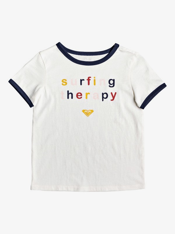roxy, Love Break - T-Shirt for Girls 4-16, SNOW WHITE (wbk0) 0 Love Break - T-Shirt for Girls 4-16 White ERGZT03482 Roxy