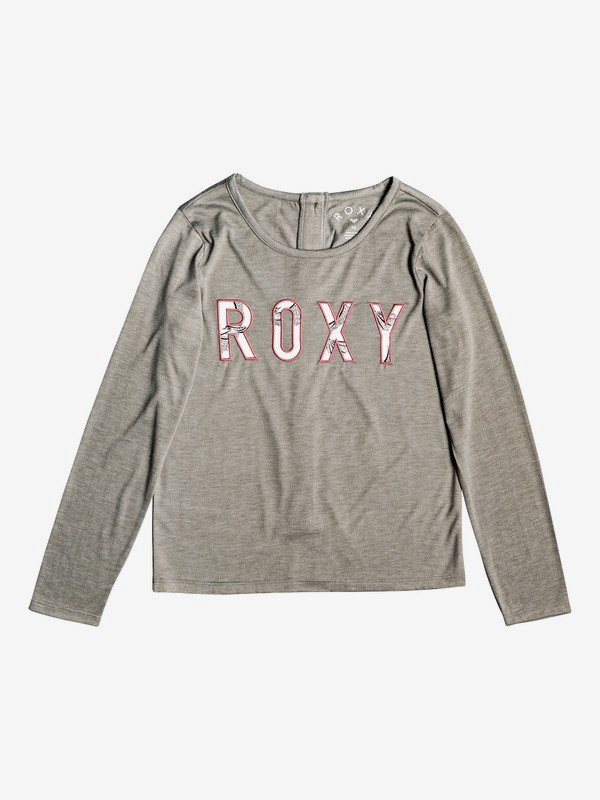 roxy, One Evening B - T-shirt manches longues pour Fille 4-16, HERITAGE HEATHER (sgrh) 0 One Evening B - T-shirt manches longues pour Fille 4-16 Gris ERGZT03492 Roxy