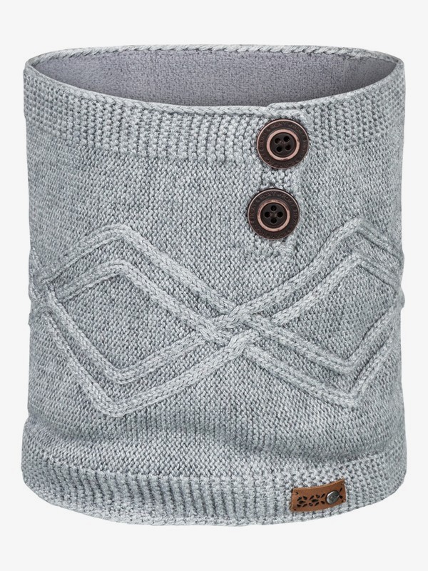 roxy, Frozen Jaya Neck Warmer, WARM HEATHER GREY (sjeh) 0 Frozen Jaya Neck Warmer Grey ERJAA03426 Roxy