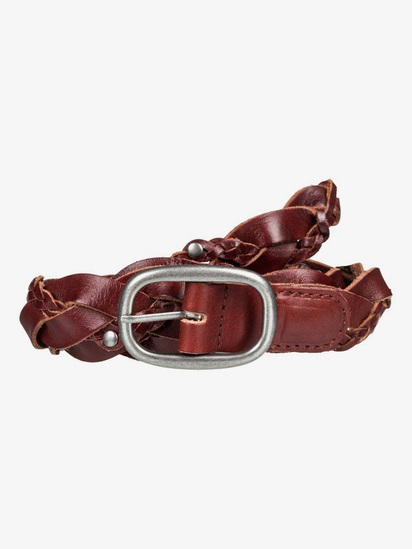 roxy, Aloha State Of Mind - Ceinture en cuir tressée, CAMEL (nlf0) 0 Aloha State Of Mind - Ceinture en cuir tressée Orange ERJAA03569 Roxy
