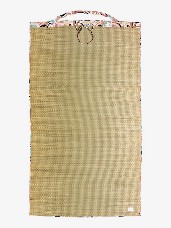 Hey Good Lookin' Straw Beach Mat 3613375179348 Roxy