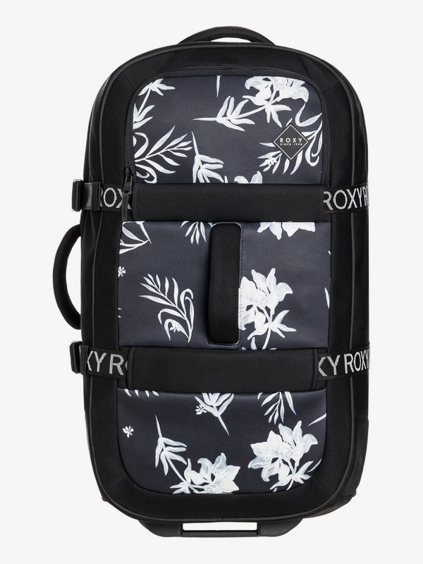 0 In The Clouds Neoprene 87L - Large Wheeled Suitcase Black ERJBL03164 Roxy