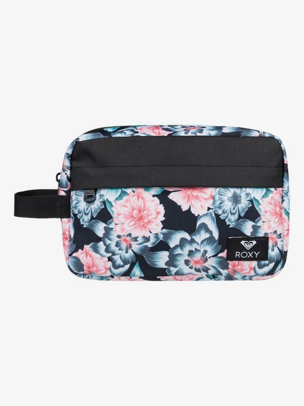 roxy, Beautifully - Trousse de toilette pour Femme, ANTHRACITE S CRYSTAL FLOWER (xkbm) 0 Beautifully - Trousse de toilette pour Femme Multicouleurs ERJBL03166 Roxy
