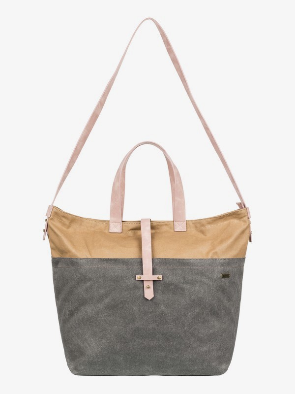 roxy, Stripey Love Large Tote Bag, TURBULENCE (kym0) 0 Stripey Love Large Tote Bag Black ERJBP03793 Roxy