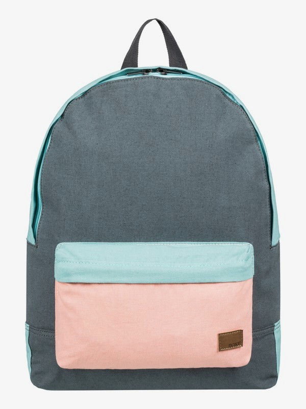 roxy, Sugar Baby Canvas 16L Small Backpack, TURBULENCE (kym0) 0 Sugar Baby Canvas 16L Small Backpack Black ERJBP03831 Roxy