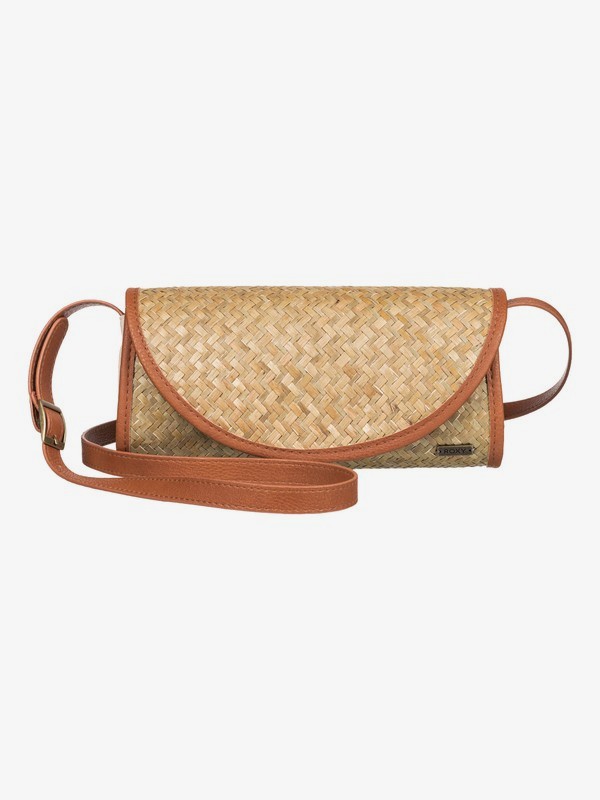 roxy, She Just Shines - Kleine Handtas van Stro, NATURAL (yef0) 0 She Just Shines - Kleine Handtas van Stro Yellow ERJBP03860 Roxy